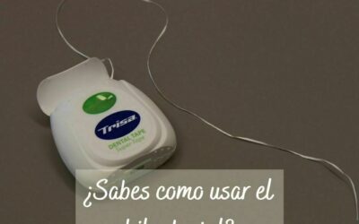 ¿Sabes cómo usar el hilo dental?